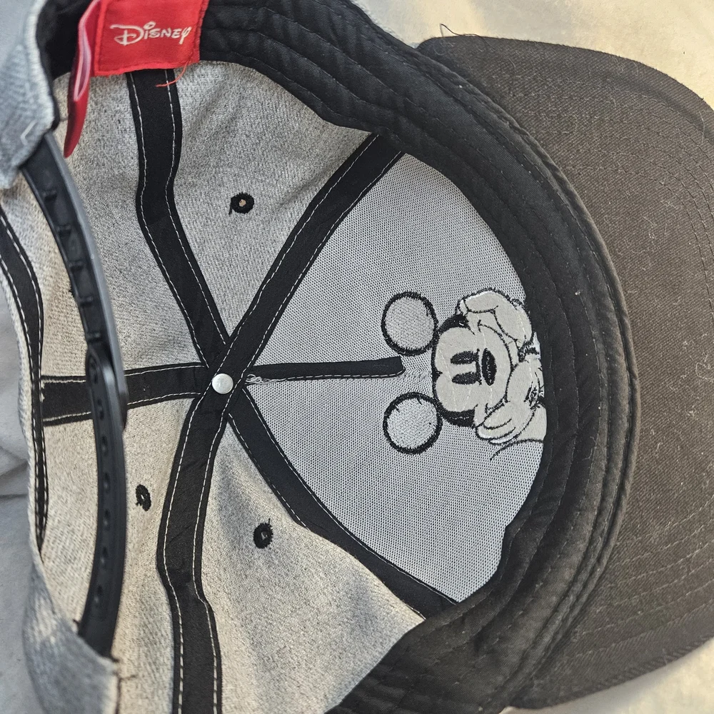 Gray and Black Mickey Mouse‎ Cap